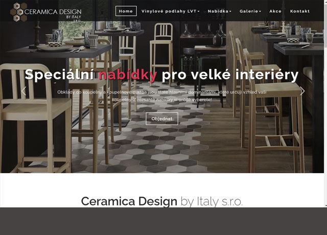 Ceramica Design by Italy s.r.o., přímý dovozce italské kvalitní dlažby a obkladů veškerých italských výrobců za skvělé ceny.